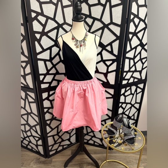 Bebe color block faux wrap tank - Picture 5 of 5